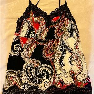 Lane Bryant lace trim tank top